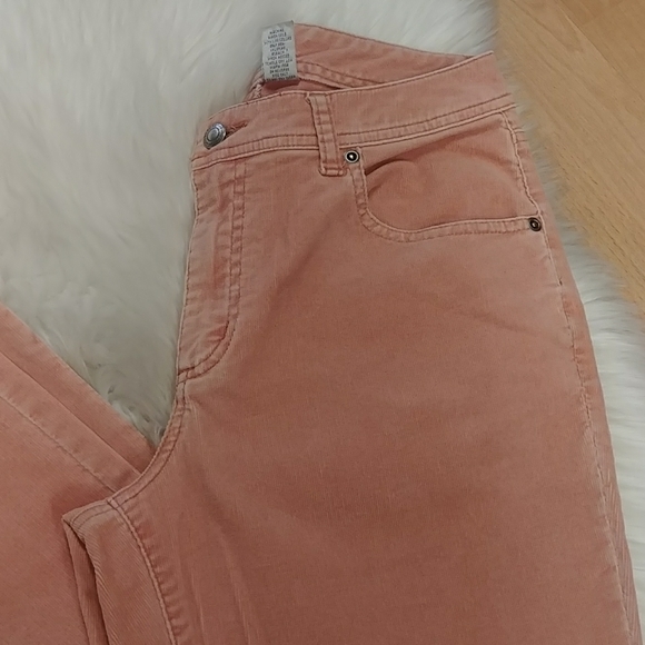 Chico's Peach Corduroy Pants - Picture 2 of 11